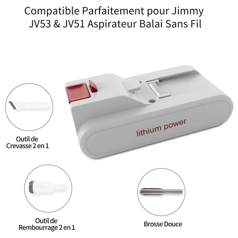 JV51/JV53 Vacuum Cleaner Battery Pack-Parts & Accessories-jimmy.eu