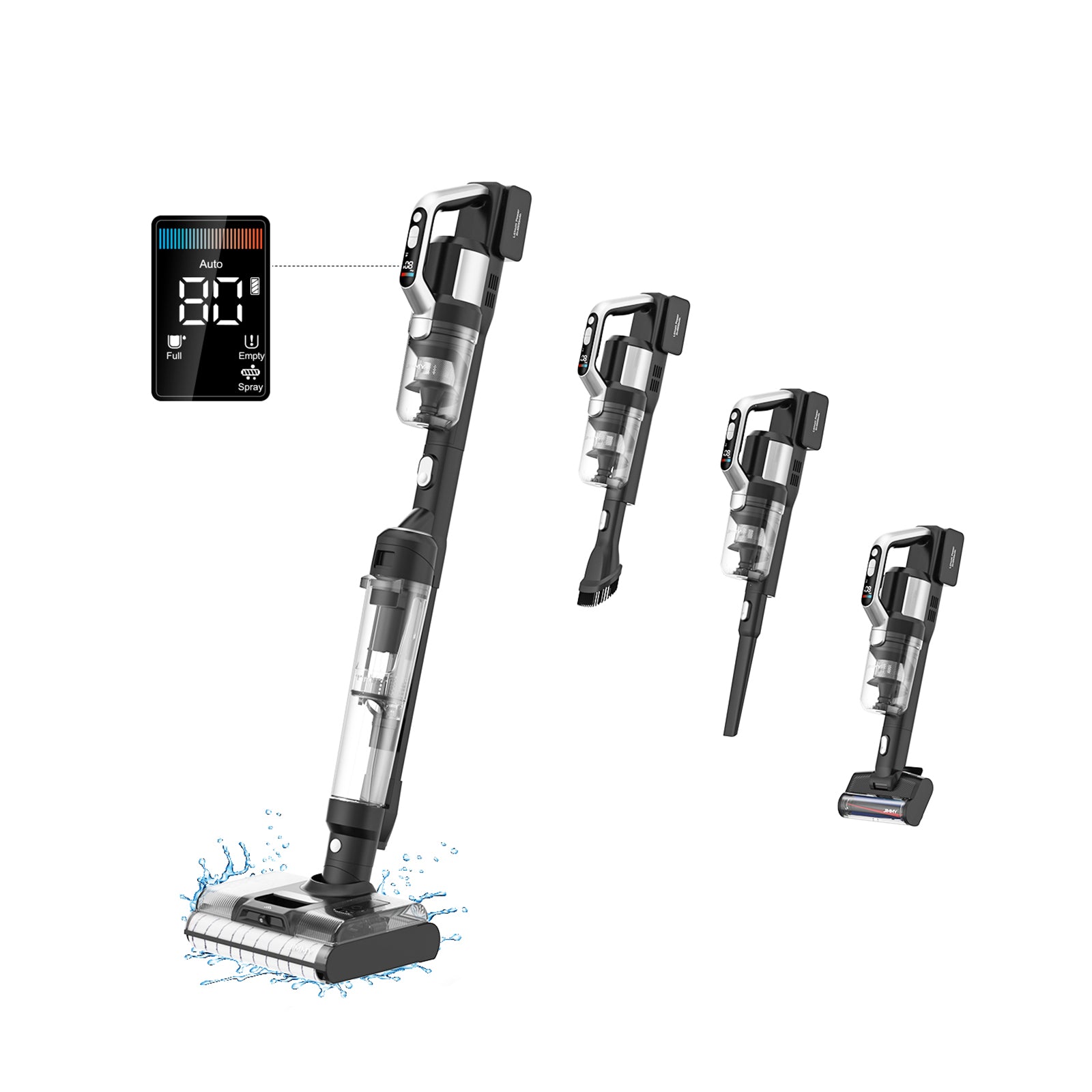 Jimmy PW11 Pro 4-en-1 Aspirateur sans fil sec et humide | Performance ...