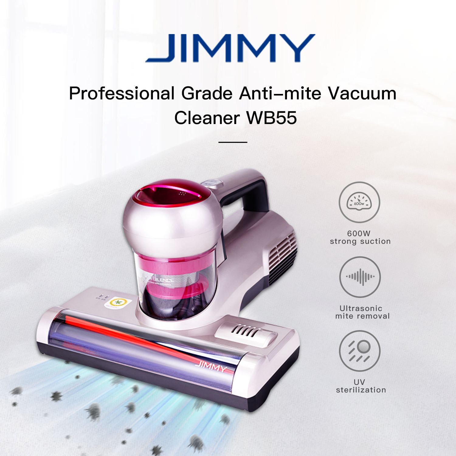 WB55 Anti-Mite Vacuum Cleaner-Anti-Mite Vacuums-jimmy.eu