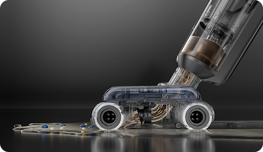 Dual Roller Brush System