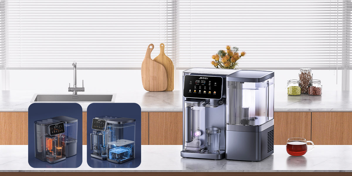 JIMMY R9 Pro Countertop RO Purifier | 7-Stage Filtration + Hot/Cold ...