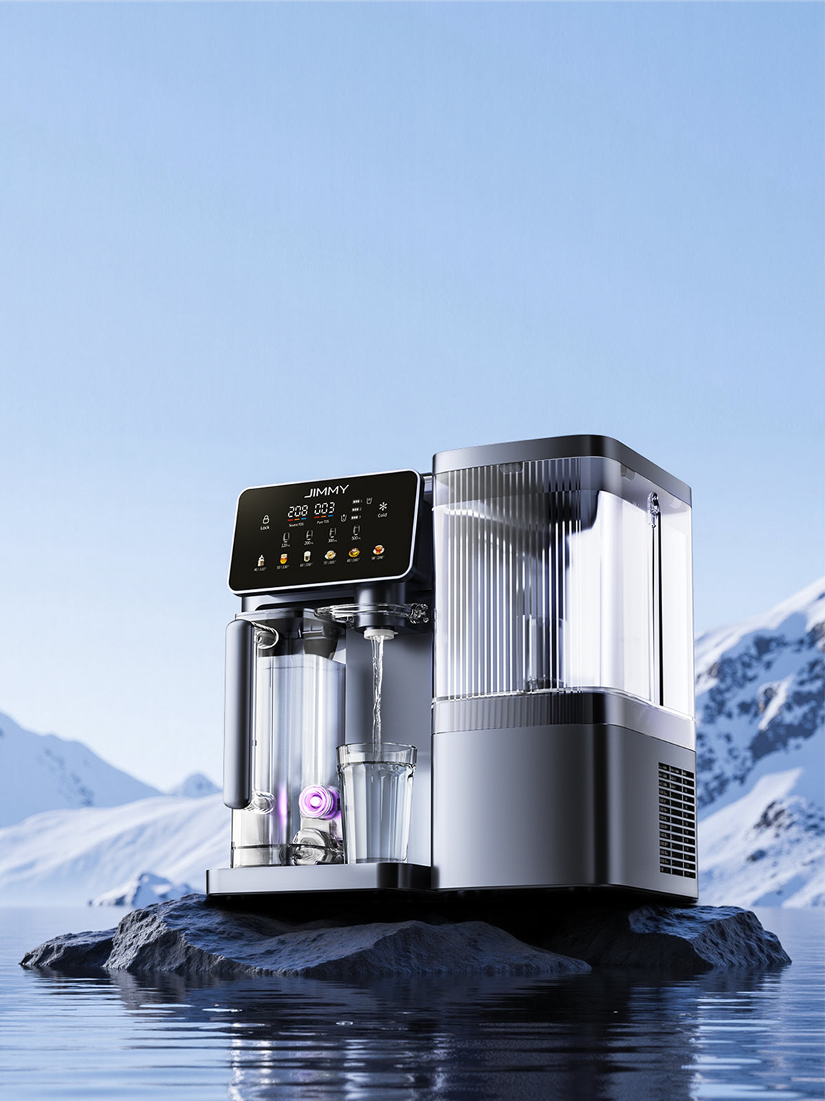 JIMMY R9 Pro Countertop RO Purifier | 7-Stage Filtration + Hot/Cold ...